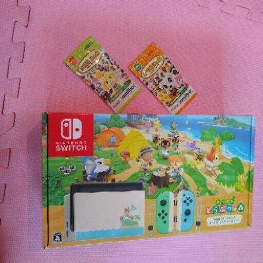 【amiboカード2パック付】「Nintendo Switch あつまれ どうぶつの森セット」