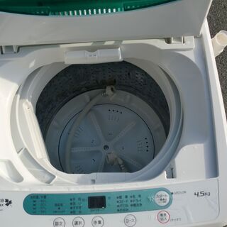 良品◇引き取り歓迎◇ヤマダ電機4.5K洗濯機 2017年YWM-T45A1