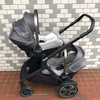 カトージ　KATOJI　ヌナ　nuna　デミグロウ　ベビーシート　with　isofixベース付き　双子　年子　ベビーカー