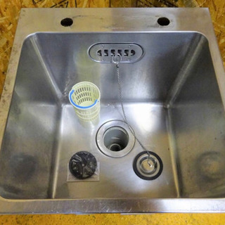 (128-0)業務用 ステンレス 1槽シンク BG無し W400D400H800 中古品 流し台 厨房機器 飲食店 店舗 128-0)業務用 ステンレス 1槽シンク BG無し W400D400H800 中古品