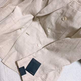 【タグ付き・未使用】LARDINI ショールカラー　ダブル　ジャケット　50