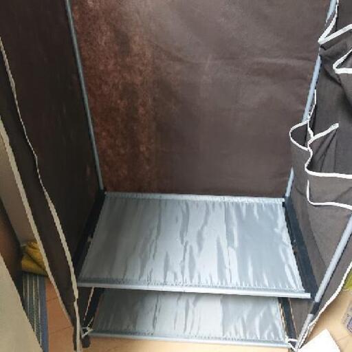 ニトリ ハンガーラック カバー付き ２台 だんだん 真岡の収納家具 タンス 衣類収納 の中古あげます 譲ります ジモティーで不用品の処分