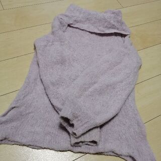 【W closet】◆バルーン型の袖がカワイイ◆藤色（薄ムラサキ...