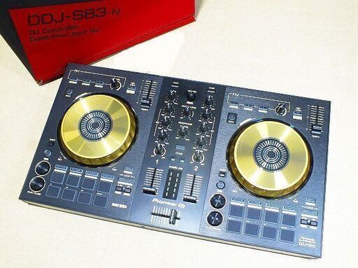 【苫小牧バナナ】Pioneer/パイオニア パフォーマンス用 Serato DJ Lite対応 2ch DJコントローラー DDJ-SB3-N 動作確認済み♪