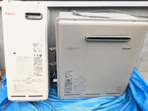★リンナイ Rinnai★ 屋外式 LPガス用 ガス風呂 給湯器 RUF-E2008SAG 本体のみ ＆ 暖房専用熱源機 RH-61W セット 2014年製