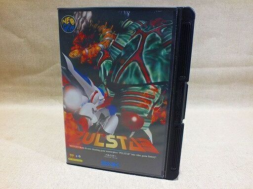 【苫小牧バナナ】美品 希少 SNK NEOGEO ROM PULSTAR ネオジオ パルスター 取説/ケース付き 保存状態良好 シューティング♪