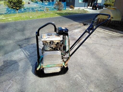 プレートランマー 三笠産業製 実働 ❢❢ 使用方法は難しくありません  