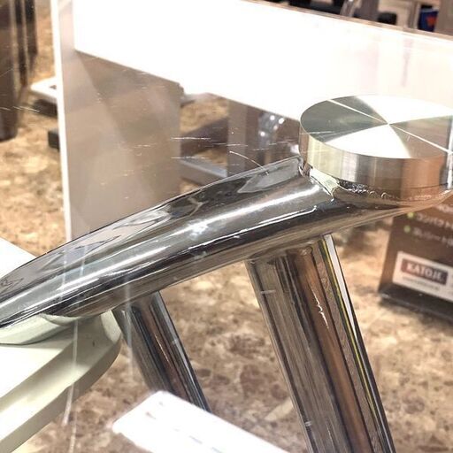 Nitori ニトリ ダイニングテーブル パルマ ｔ 033 ホワイト ガラス天板 トップセレクション 札幌のテーブル ダイニングテーブル の中古あげます 譲ります ジモティーで不用品の処分