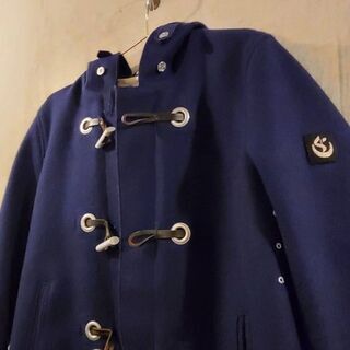 MARINE UNIFORM/ダッフルコート/L/ウール/NVY【メンズウェア】