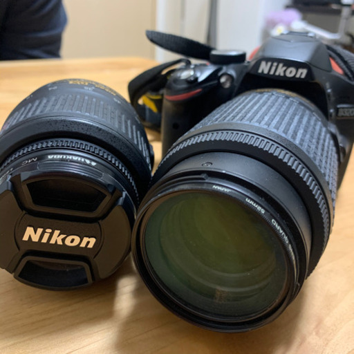 【値下げ】Nikon入門機 Ꭰ3200 ダブルズームキット