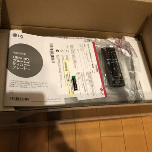 1129 展示品 LG 4K ブルーレイプレーヤー UBK80 ULTRAHD対応 2018年製