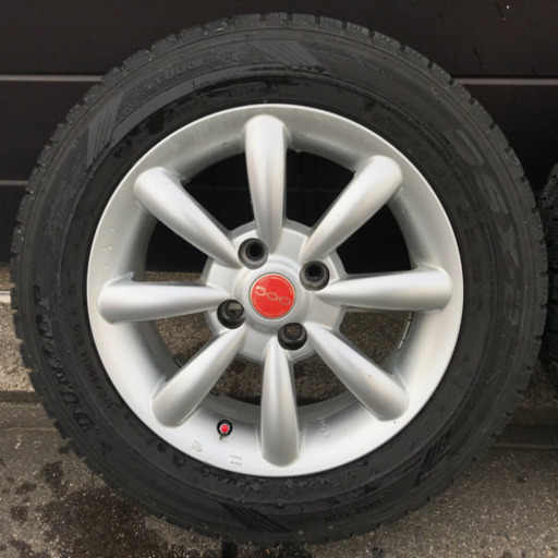最終値下げ】FIAT 500 (チンクエチェント)用スタッドレス アルミ付 175