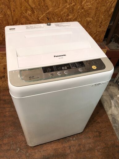 【管理KRS275】Panasonic 2015年 NA-F60B8 6.0kg 洗濯機