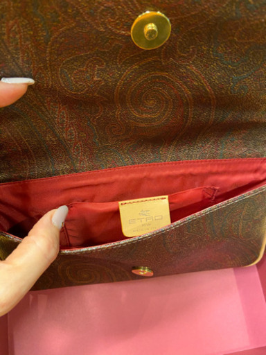 新品☆ブランド ETROバッグ ✨️極美品✨️ ETRO エンボス加工