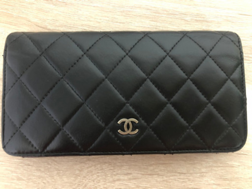 CHANEL マトラッセ 二つ折り長財布