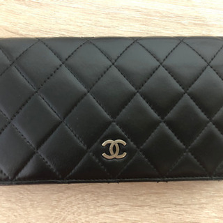 CHANEL マトラッセ 二つ折り長財布