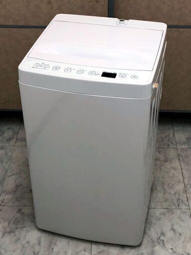 ㊹【6ヶ月保証付】19年製 タグレーベル バイ アマダナ 4.5kg 全自動洗濯機 AT-WM45B【PayPay使えます】