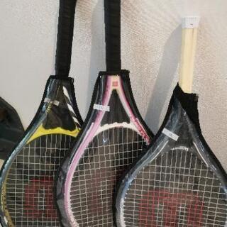 テニス ラケット ジュニアと大人用 ３本セット