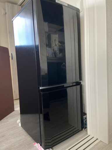 三菱 冷蔵庫 146L 2ドア 2013年製　MR-P15W-B