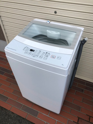 ■極美品■ニトリ　洗濯機　2019年製　全自動洗濯機　デザイン　6kg