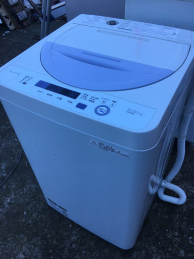 SHARP シャープ　洗濯機 5.5kg バイオレット　2017年製　ES-GE5A-V