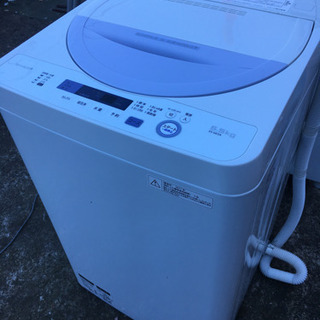 【ネット決済・配送可】SHARP シャープ　洗濯機 5.5kg ...