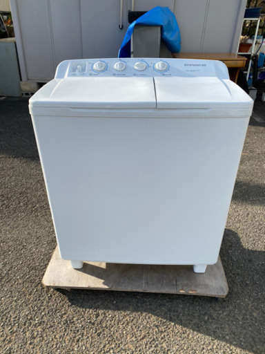 DAEWOO DWM-N60 ホワイト 2層式洗濯機6kタイプ