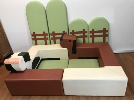 現行品 オリバー キッズコーナー S・OC-300・OF パーティション付き セット品 待合室