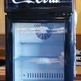 冷蔵ショーケース　コカ・コーラのロゴが入った非売品