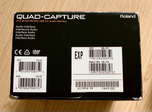 Roland QUAD-CAPTURE UA-55 ローランド オーディオインターフェイス