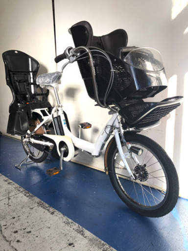 スーパーSALE 関東全域送料無料　ブリヂストン　アンジェリーノ　20インチ 3人乗り 8.9ah 電動自転車