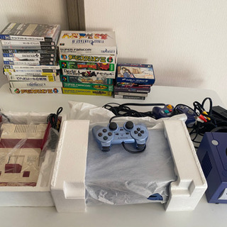 ファミコン本体PS2本体ゲームキューブ本体ソフト25本セット ファミコン本体PS2本体ゲームキューブ本体ソフト25本セット