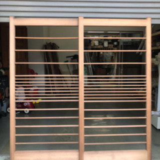 木製建具　玄関引戸