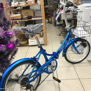 未使用！SHIONO 20インチ 6段変速 折りたたみ自転車