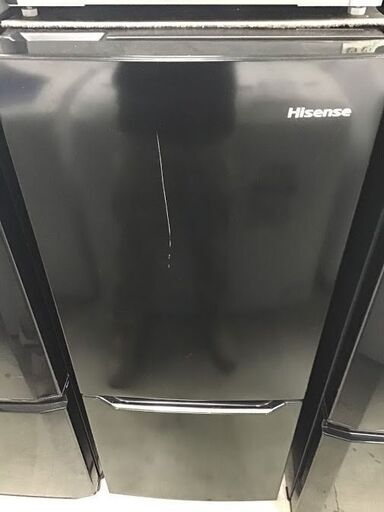 【送料無料・設置無料サービス有り】冷蔵庫 2018年製 Hisense HR-D15CB 中古