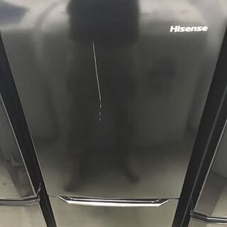 【送料無料・設置無料サービス有り】冷蔵庫 2018年製 Hisense HR-D15CB 中古