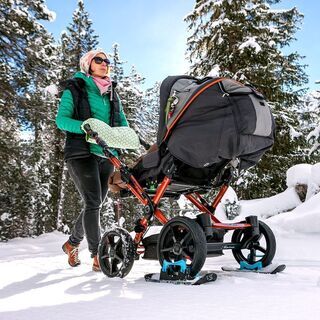 雪上OK！ベビーカー用スキー板（ホイールブレードXL）Wheelblades2本セット 雪上OK！ベビーカー用スキー板（ホイールブレードXL）Wheelblades2本セット