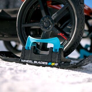 雪上OK！ベビーカー用スキー板（ホイールブレードXL）Wheel...