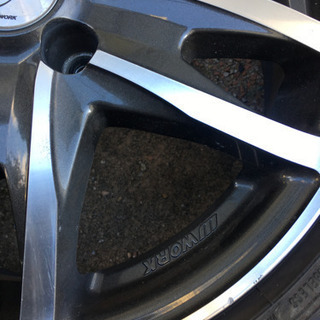 「値下げしました」WORK SCRIPT T03  15インチ　ノーマルタイヤセット