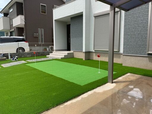お庭でゴルフ練習しませんか ゴルフ専用人工芝のご紹介です Kgp 神戸の剪定 造園の無料広告 無料掲載の掲示板 ジモティー