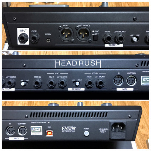 headrush pedalboard シールド エフェクターケース 付き