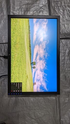 中古液晶モニター U2412Mb(1台)、SyncMaster 2443(1台)、電源ケーブル2本