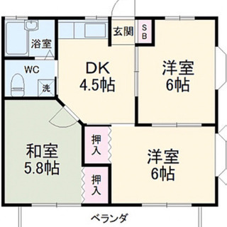 花見川区三角町3DKレンタルオフィス　在宅勤務用　サーバー置き場