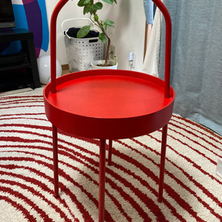 IKEA テーブル　赤