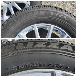 値下❗️アルミ付きスタッドレス　215/65R16