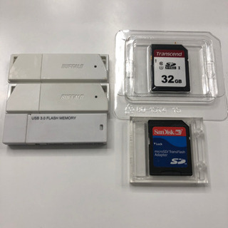 【使用品5点】USBメモリー3個+SDカード2枚