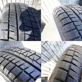 この冬活躍するスタッドレスタイヤセット　トヨタ　アクアで使用　ブリジストン　BLIZZAK REVO GZ（ブリザック レボ ジーゼット）175/65R15　マナレイホイール　美品
