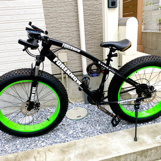 超速フル電動ファットバイクアクセル付パンク修理必要