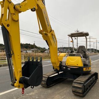 ヤンマー B6-6 6tクラス クレーンアーム1.3t吊り ロングアーム 小旋回 スペアキー 油圧ショベル ユンボ バックホー　建設機械