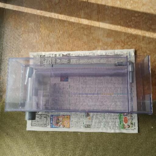60cm水槽用 特注上部フィルター 奥行20cm高さ30cm 濾過層二層式 ズレ